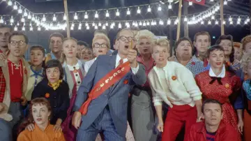 Задник до фильму"The Pajama Game" #477916