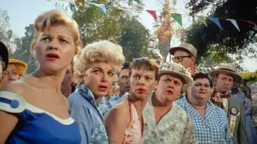 Задник до фильму"The Pajama Game" #477918