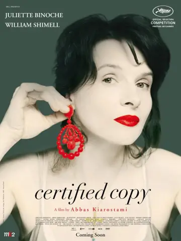 Постер до фільму "Завірена копія" #993095