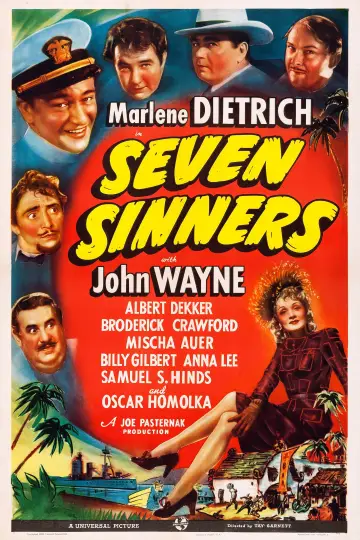 Постер до фильму"Seven Sinners" #1128823