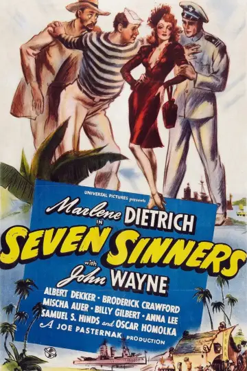 Постер до фильму"Seven Sinners" #1128824