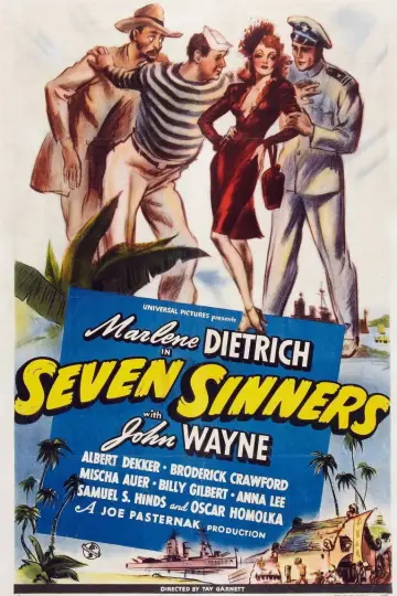 Постер до фильму"Seven Sinners" #1128828