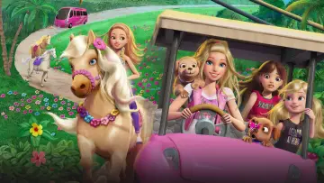 Задник до фильму"Barbie & Her Sisters in a Puppy Chase" #360141