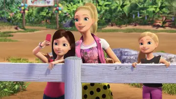 Задник до фильму"Barbie & Her Sisters in a Puppy Chase" #360145