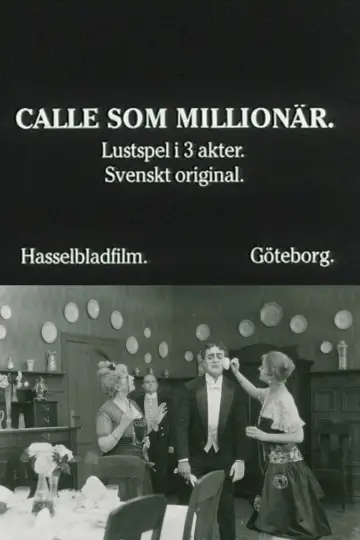 Calle som miljonär постер