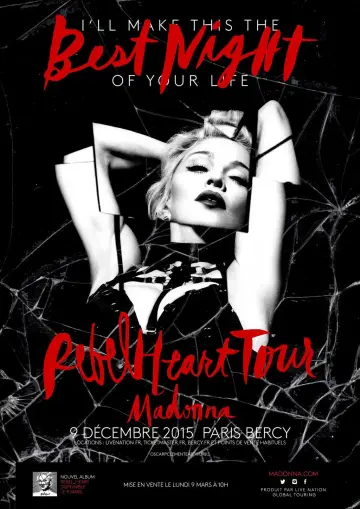 Постер до фільму "Madonna: Rebel Heart Tour" #1091405