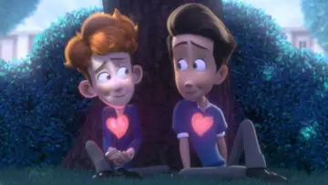 Задник до фільму "In a Heartbeat" #180015