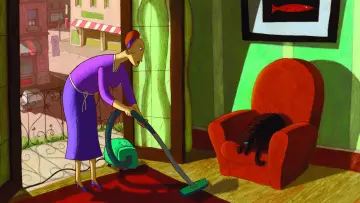 Задник до фильму"Une vie de chat" #1059032