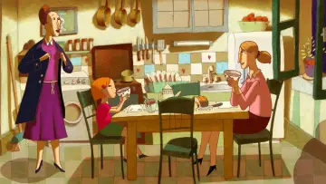 Задник до фильму"Une vie de chat" #419253