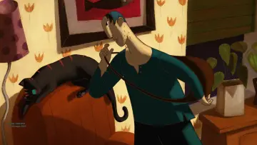 Задник до фильму"Une vie de chat" #419256