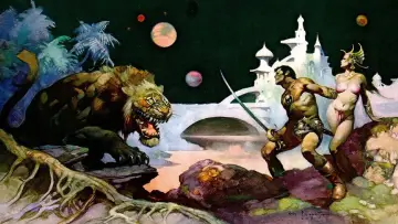 Задник до фильму"Frazetta: Painting with Fire" #1169872
