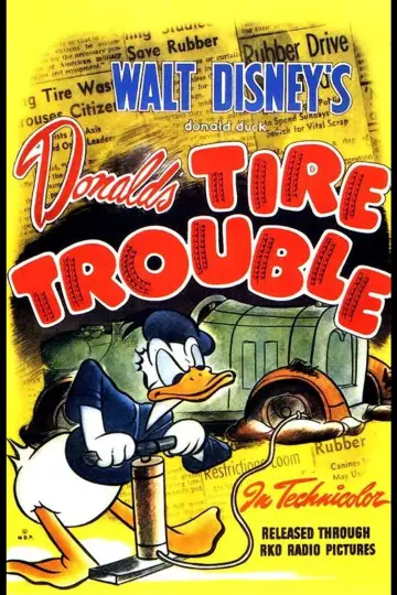 Donald's Tire Trouble постер