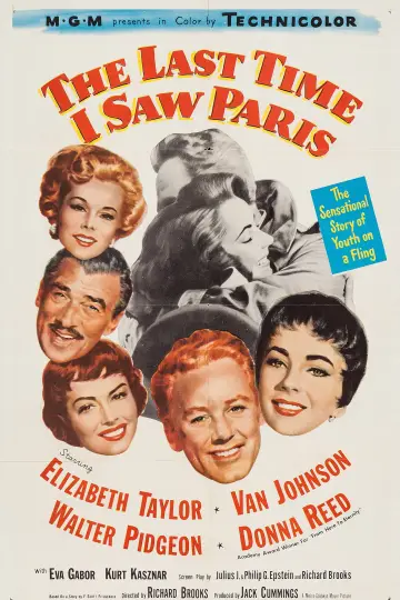 Постер до фильму"The Last Time I Saw Paris" #1052535
