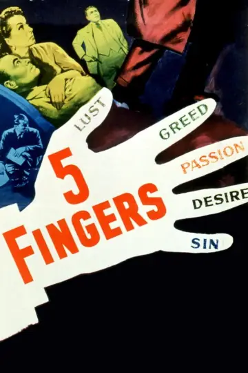 Постер до фильму"5 Fingers" #1124878