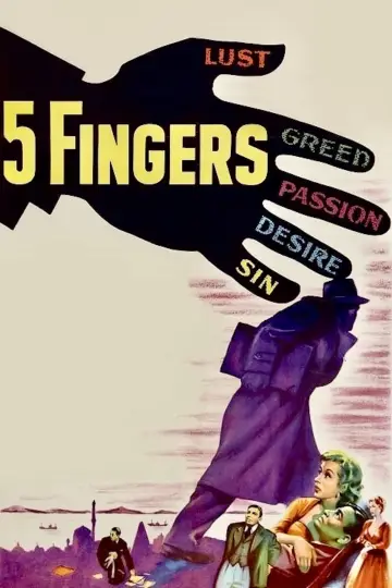 Постер до фильму"5 Fingers" #1124881