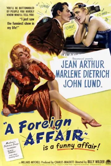 Постер до фильму"A Foreign Affair" #1063026