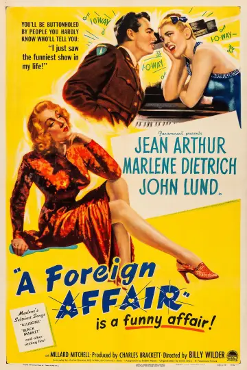 Постер до фильму"A Foreign Affair" #1063028