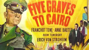 Задник до фильму"Five Graves to Cairo" #1111917