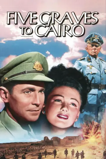 Постер до фильму"Five Graves to Cairo" #1111930