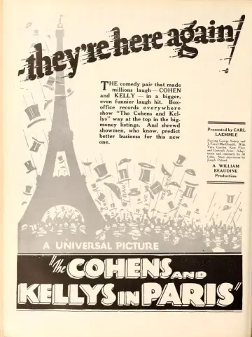 The Cohens and the Kellys in Paris постер