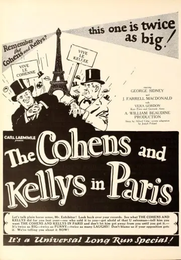 Постер до фільму "The Cohens and the Kellys in Paris" #1574070