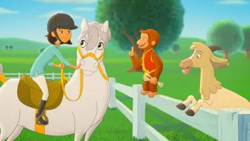 Задник до фильму"Curious George: Royal Monkey" #339563