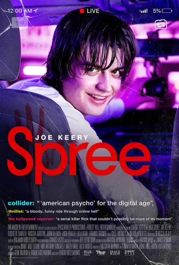 Постер до фільму "Spree" #284972