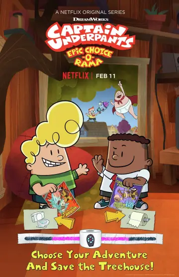 Captain Underpants Epic Choice-o-Rama постер