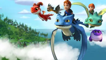 Задник до фильму"Dragons: Rescue Riders: Hunt for the Golden Dragon" #505848