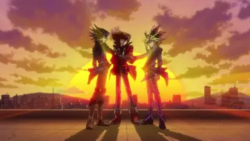 Задник до фильму"劇場版 遊☆戯☆王 ～超融合！時空を越えた絆～" #329828