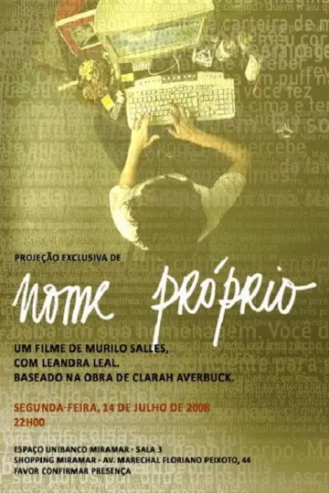 Постер до фільму "Nome Próprio" #974674