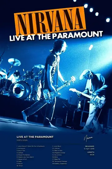 Постер до фильму"Nirvana: Live at the Paramount" #1059590