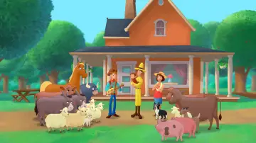 Задник до фильму"Curious George: Go West, Go Wild" #350602