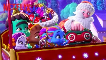Задник до фильму"Super Monsters: Santa