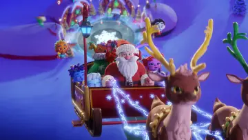 Задник до фильму"Super Monsters: Santa