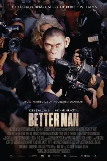 Постер до фильму"Роббі Вільямс: Better Man" #575543