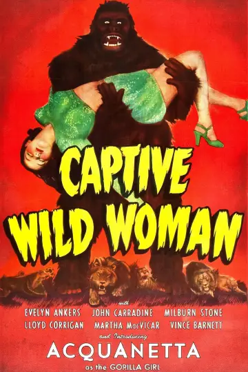 Постер до фільму "Captive Wild Woman" #1622410