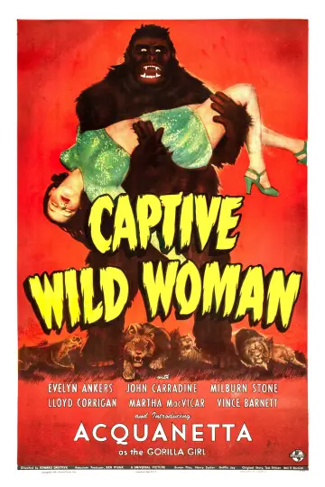 Постер до фільму "Captive Wild Woman" #1622412