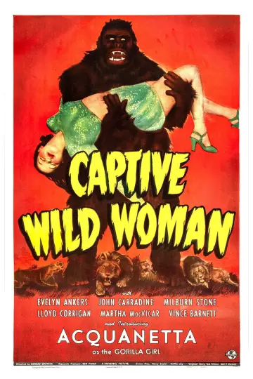 Постер до фільму "Captive Wild Woman" #1622414