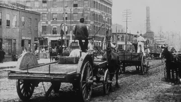 Boston, Atlantic avenue постер