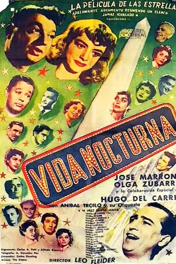 Vida nocturna постер