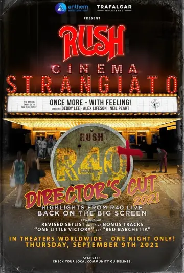 Rush: Cinema Strangiato - R40+ Director's Cut постер