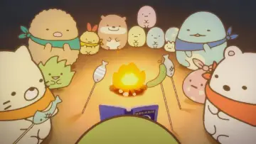 Задник до фильму"映画 すみっコぐらし 青い月夜のまほうのコ" #757345