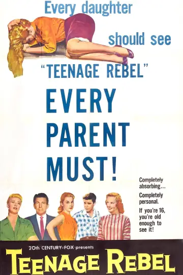 Постер до фильму"Teenage Rebel" #1164061