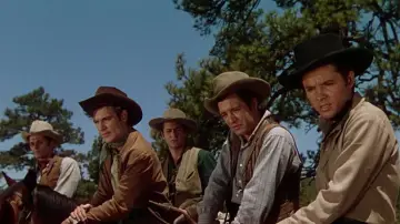 Задник до фильму"Kansas Raiders" #1130596