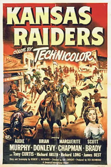 Постер до фильму"Kansas Raiders" #1130599
