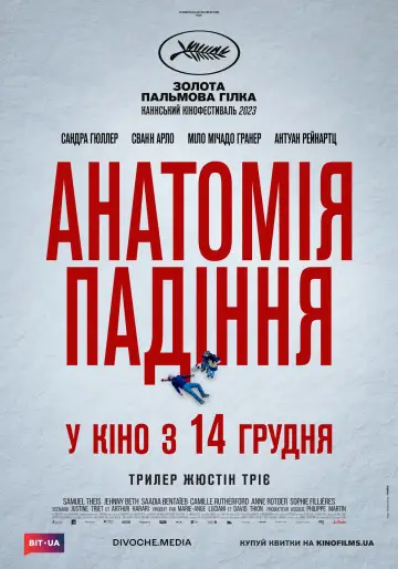 Постер до фильму"Анатомія падіння" #638752