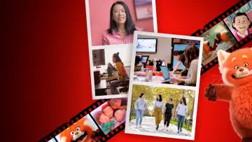Задник до фільму "Embrace the Panda: Making Turning Red" #1822021