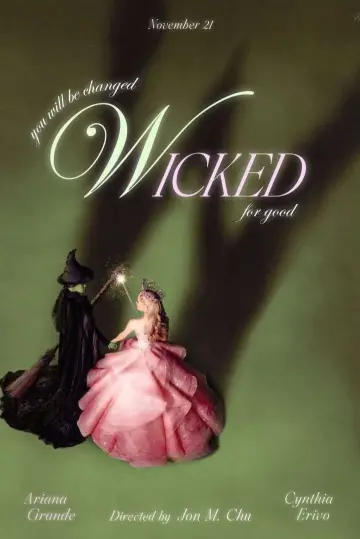 Постер до фильму"Wicked: Чародійка. Частина 2" #1197738