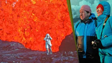 Задник до фильму"The Fire Within: A Requiem for Katia and Maurice Krafft" #458368